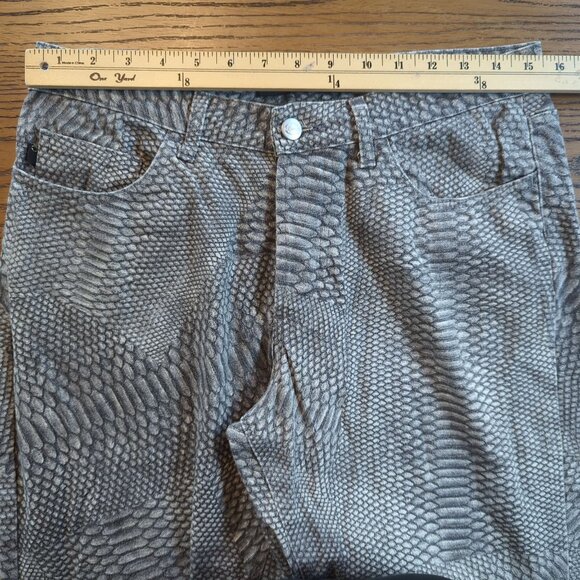 Just Cavalli Women’s Snake Print Pants Sz 44 Sz 12 Made in Italy ITTIERRE USA - Picture 14 of 16